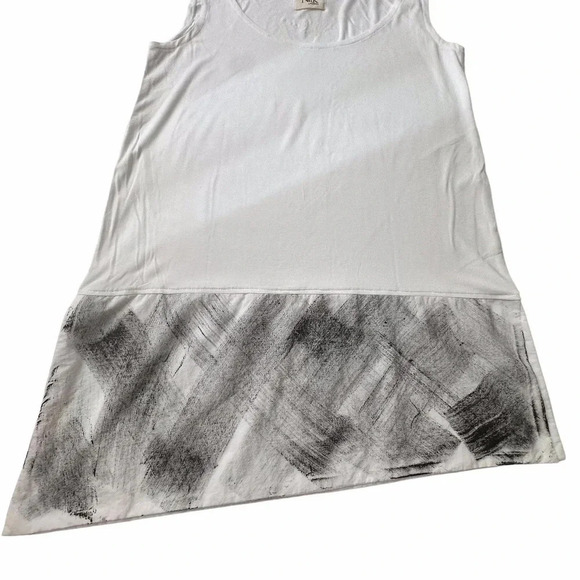 NRK by Anarkh white Tank Blouse 100% Organic Bamboo size Medium - Picture 4 of 7